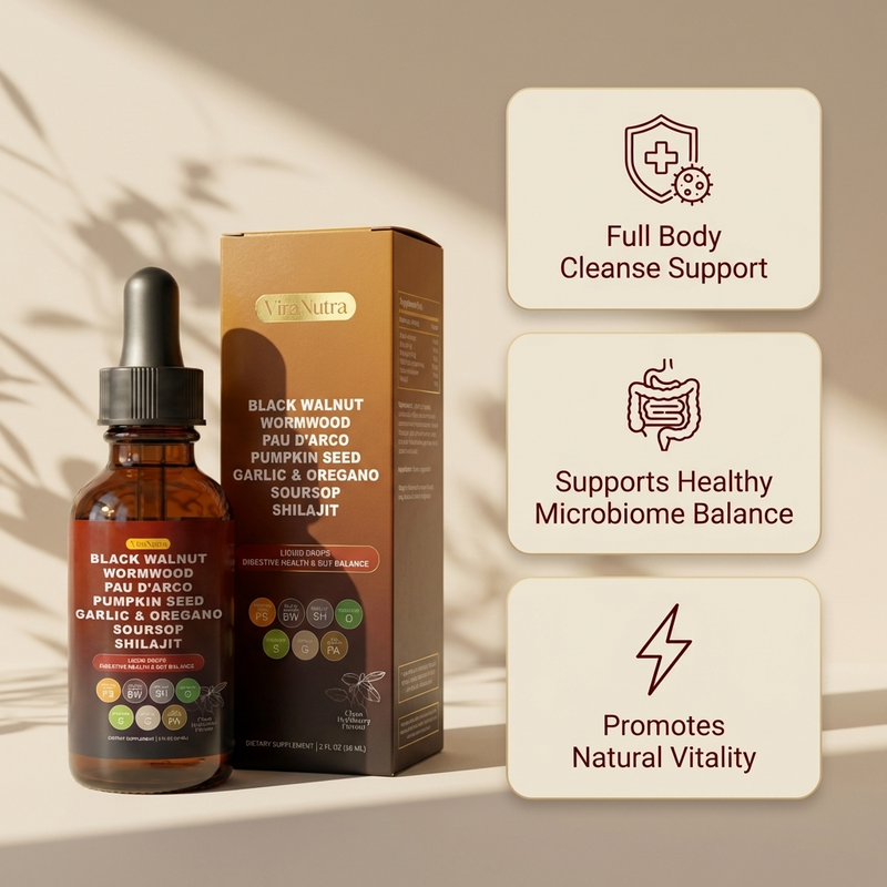 Black Walnut Wormwood Parasite Cleanse