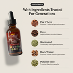 Black Walnut Wormwood Parasite Cleanse